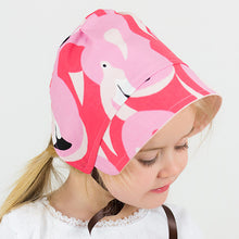 Flamingo/Polkadots Bonnet