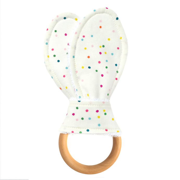 Birthday Wooden Baby Teether