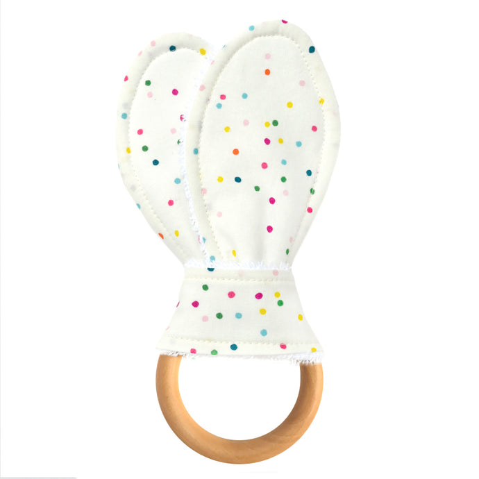 Birthday Wooden Baby Teether