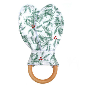 Boughs of Holly Baby Teether - Small Potatoes