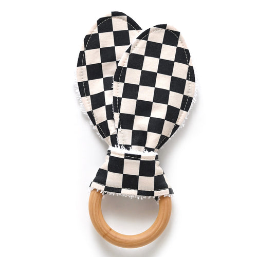 Mic Check Wooden Baby Teether