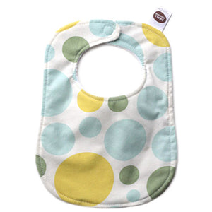 Giggle Dots Aqua Bib - Small Potatoes