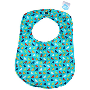 Poppy Peep Teal Bib - Small Potatoes