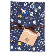 Blast Off Navy Lap Blankie