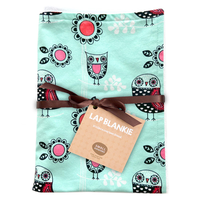 Seafoam Owls Lap Blankie