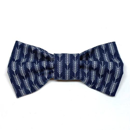 Arrowhead Navy Bow Tie
