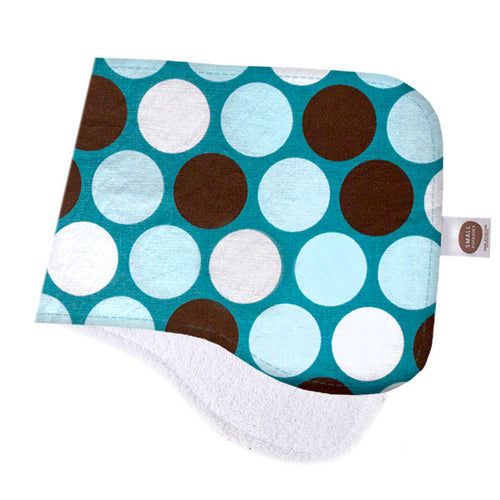 All-Star Blue Dots Burp Cloth - Small Potatoes - 1