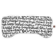 All the Words Burp Cloth