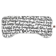 All the Words Burp Cloth