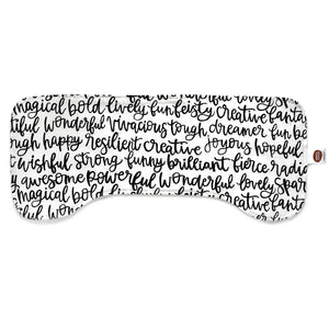 All the Words Burp Cloth