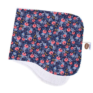 Les Fleurs Rosa Burp Cloth - Small Potatoes - 1