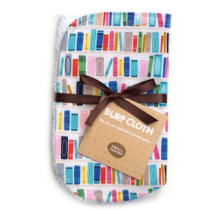 Little Library Burp Cloth