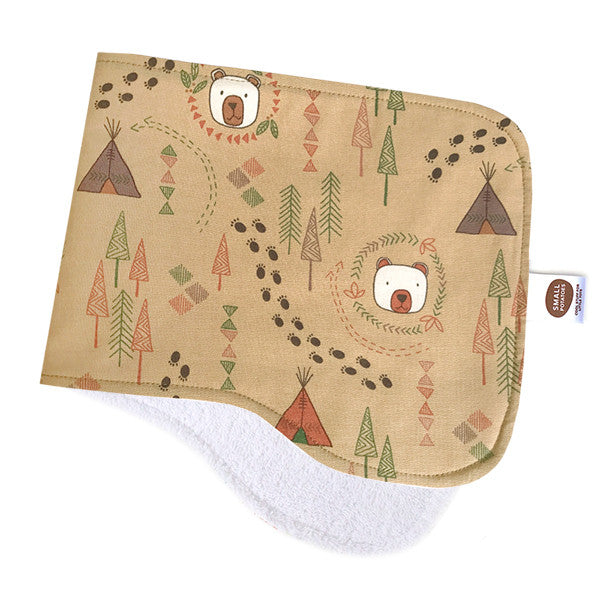 Wigwam Woods Burp Cloth - Small Potatoes - 1