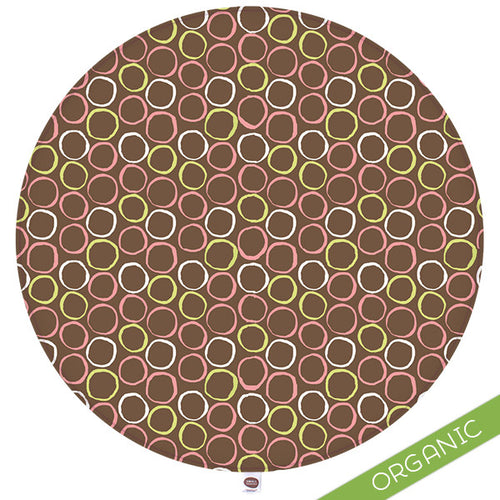 Mod Circles Pink Changing Pod - ORGANIC - Small Potatoes - 1