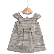 Birds on a Wire Peter Pan Collar Dress