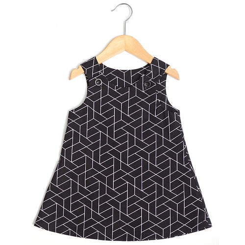 Black Geometric Dress
