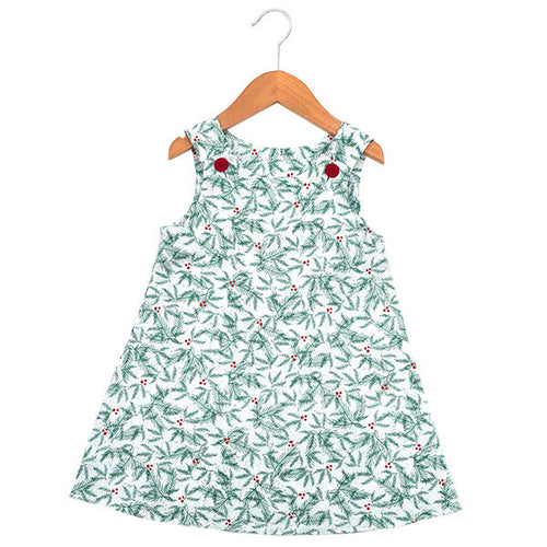 Boughs of Holly Dress - Small Potatoes - 1