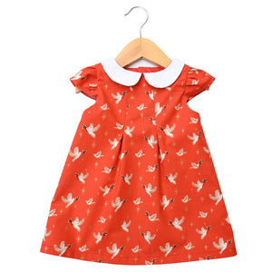 Candlelight Doves Peter Pan Collar Dress