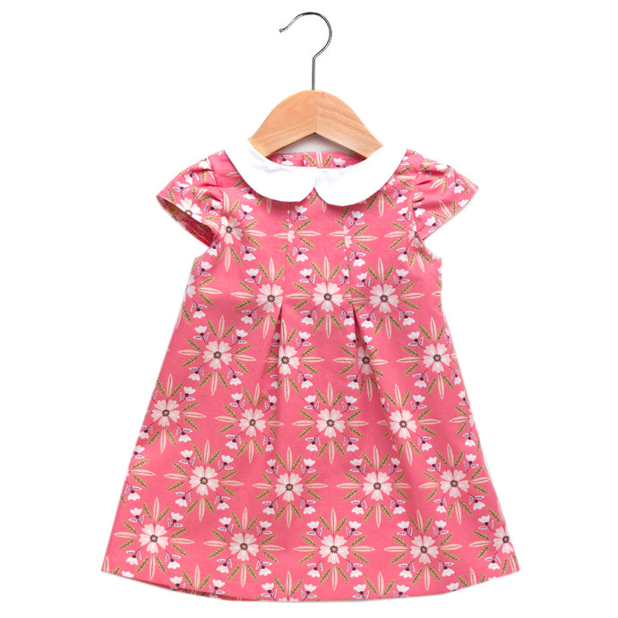 Captivate Geranium Peter Pan Collar Dress