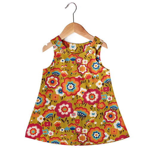Flying Colours Green Dress - Small Potatoes - 1