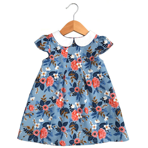 Les Fleurs Birch Peter Pan Collar Dress