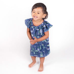 Neverland Flight Flutter Sleeve - Ready to Ship