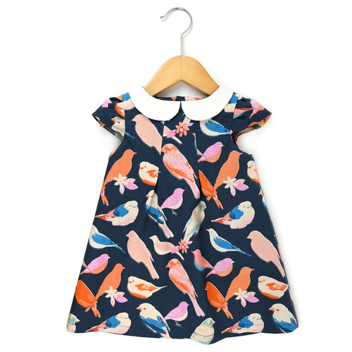 Social Birds Peter Pan Collar Dress - Ready to Ship