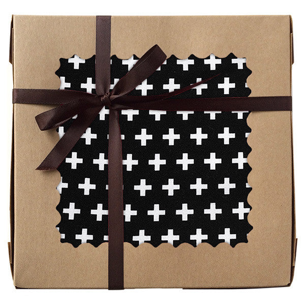 Black Swiss Cross Gift Set - Small Potatoes - 1