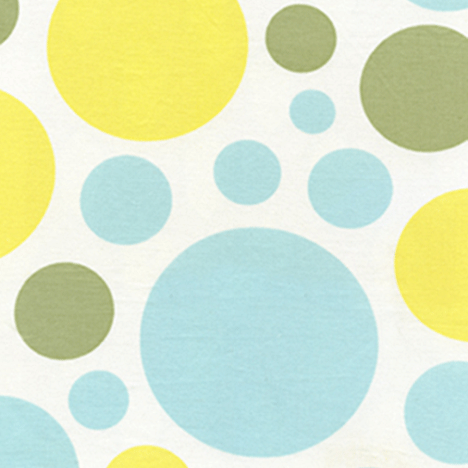 Giggle Dots Aqua Lap Blankie - Small Potatoes - 1