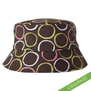 Mod Circles Pink Hat - ORGANIC - Small Potatoes