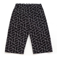 Black Geometric Pants
