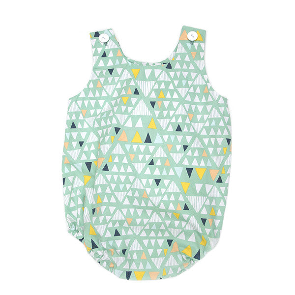 Mojave Aloe Bubble Romper - Small Potatoes