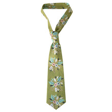 Antler Bouquet Green Tie