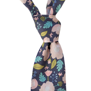 Antler Floral Navy Tie